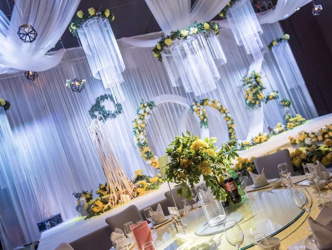 【美人鱼婚礼定制款】户外大棚婚礼含四大金刚