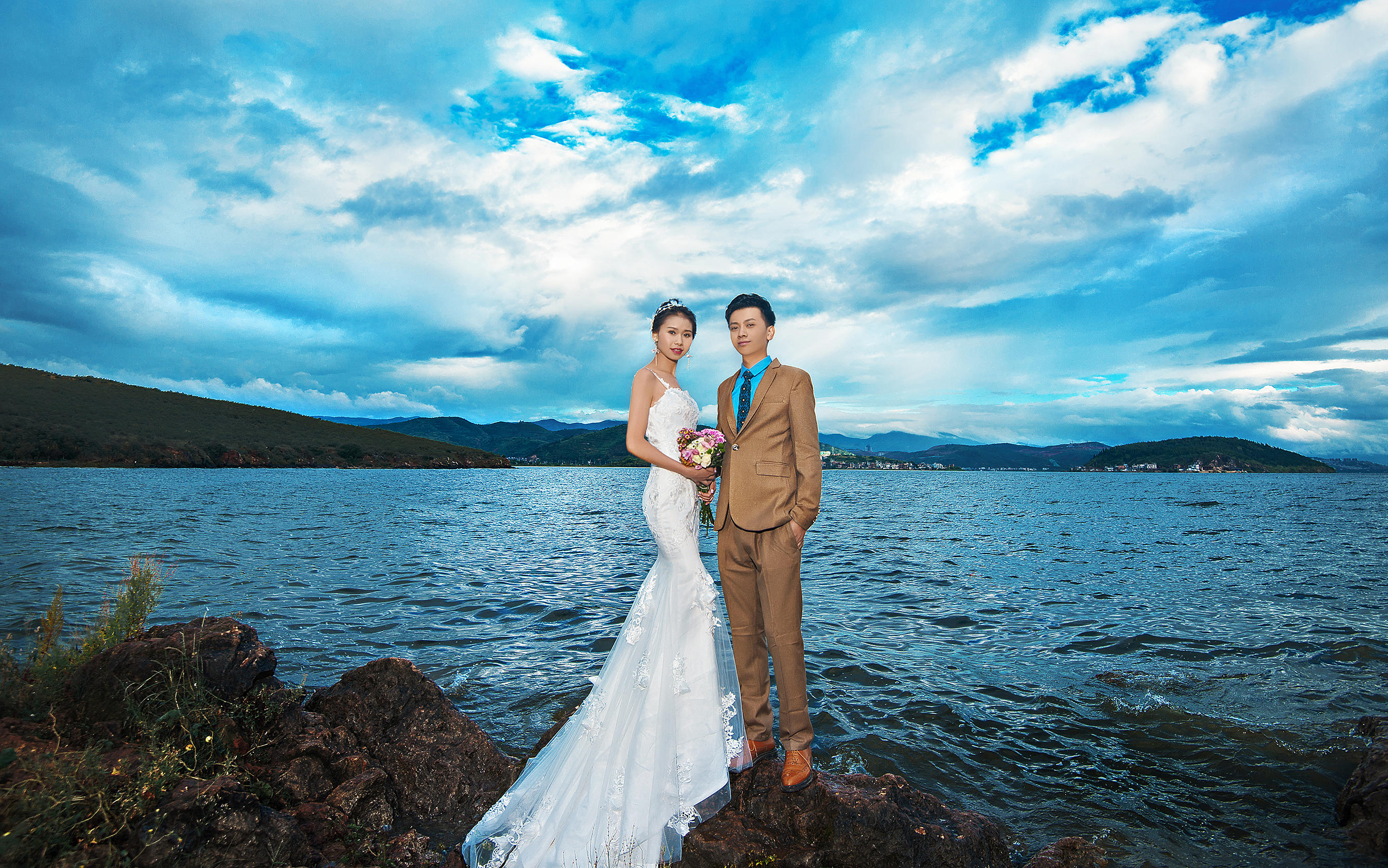 【网络专享】总监团队+璀璨夜景+环海拍摄+两大框