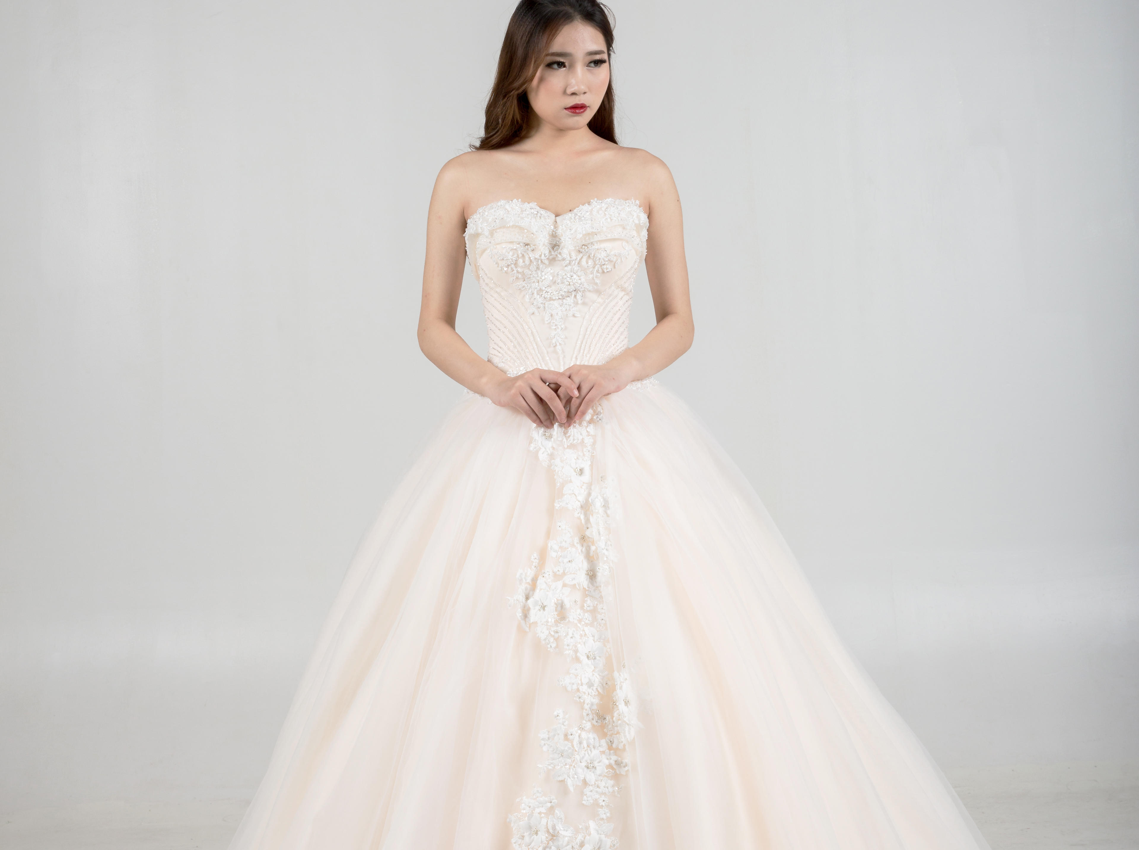 《进口品牌租赁》人气爆款水晶婚纱【1+1婚纱】