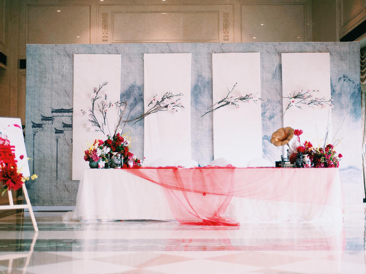 【岁玺婚礼】新中式  主题婚礼《红妆》含四大金刚