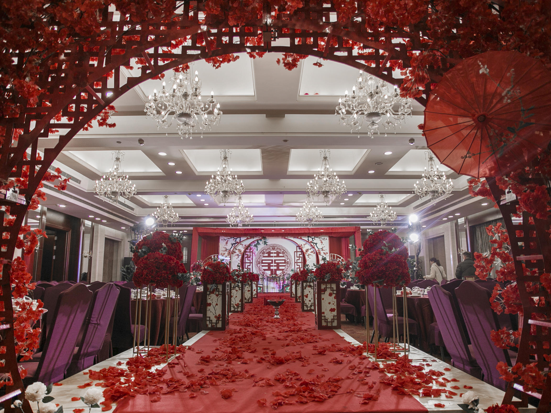 新中式婚礼 中式全套道具 四大金刚全包