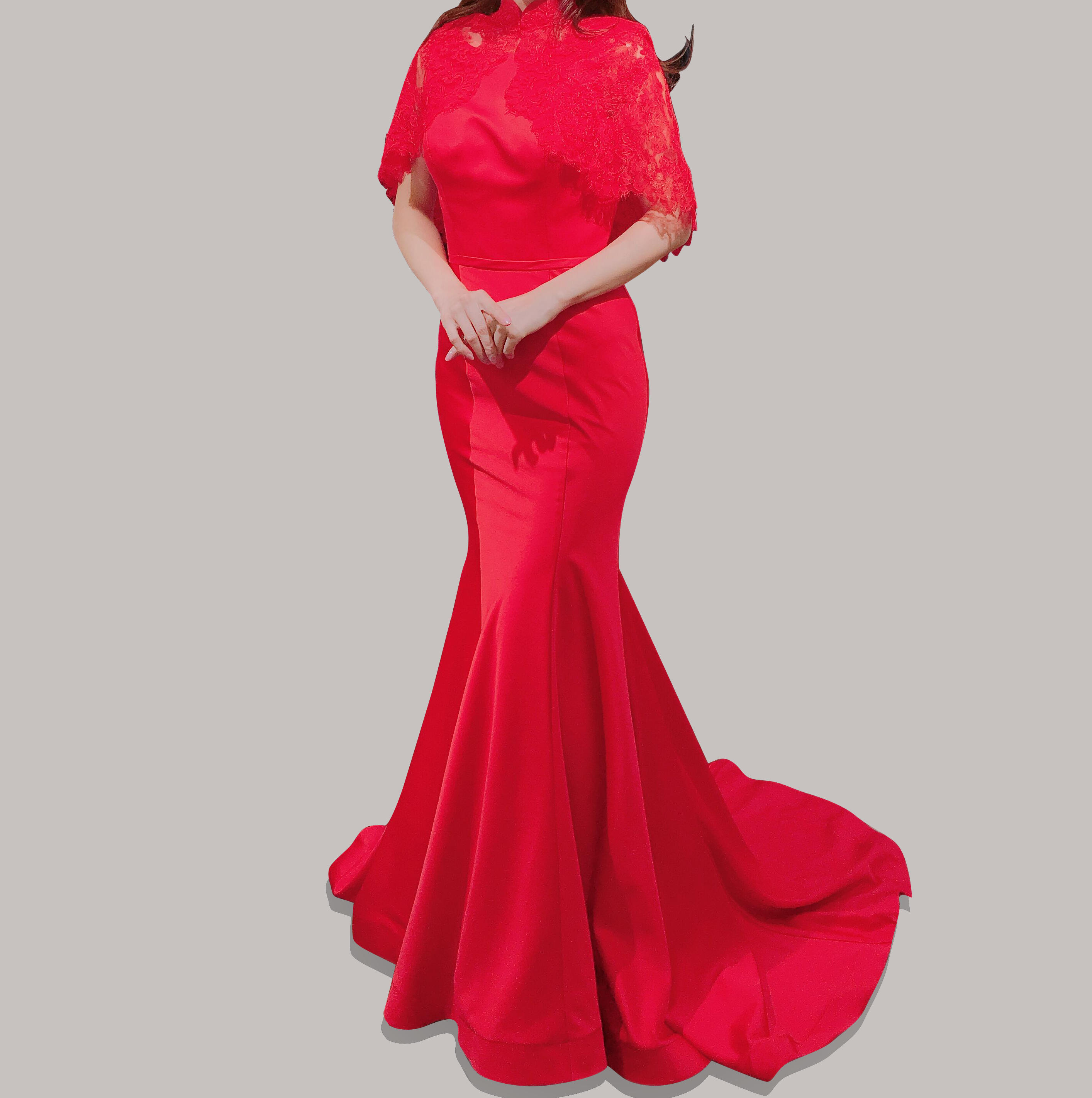 【CC】高端定制出门纱、迎宾纱、中式礼服租赁 