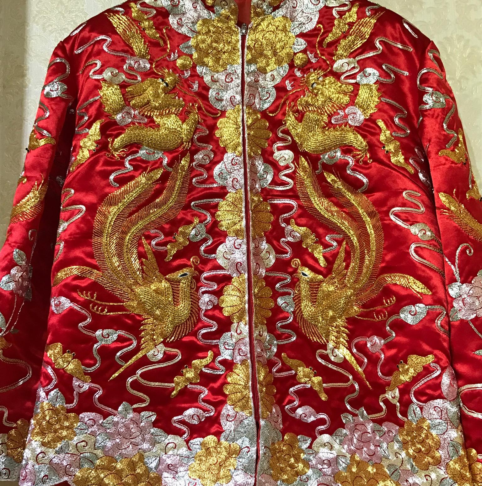 【禧福】龙凤褂（小五福）+妈妈款旗袍租用套餐