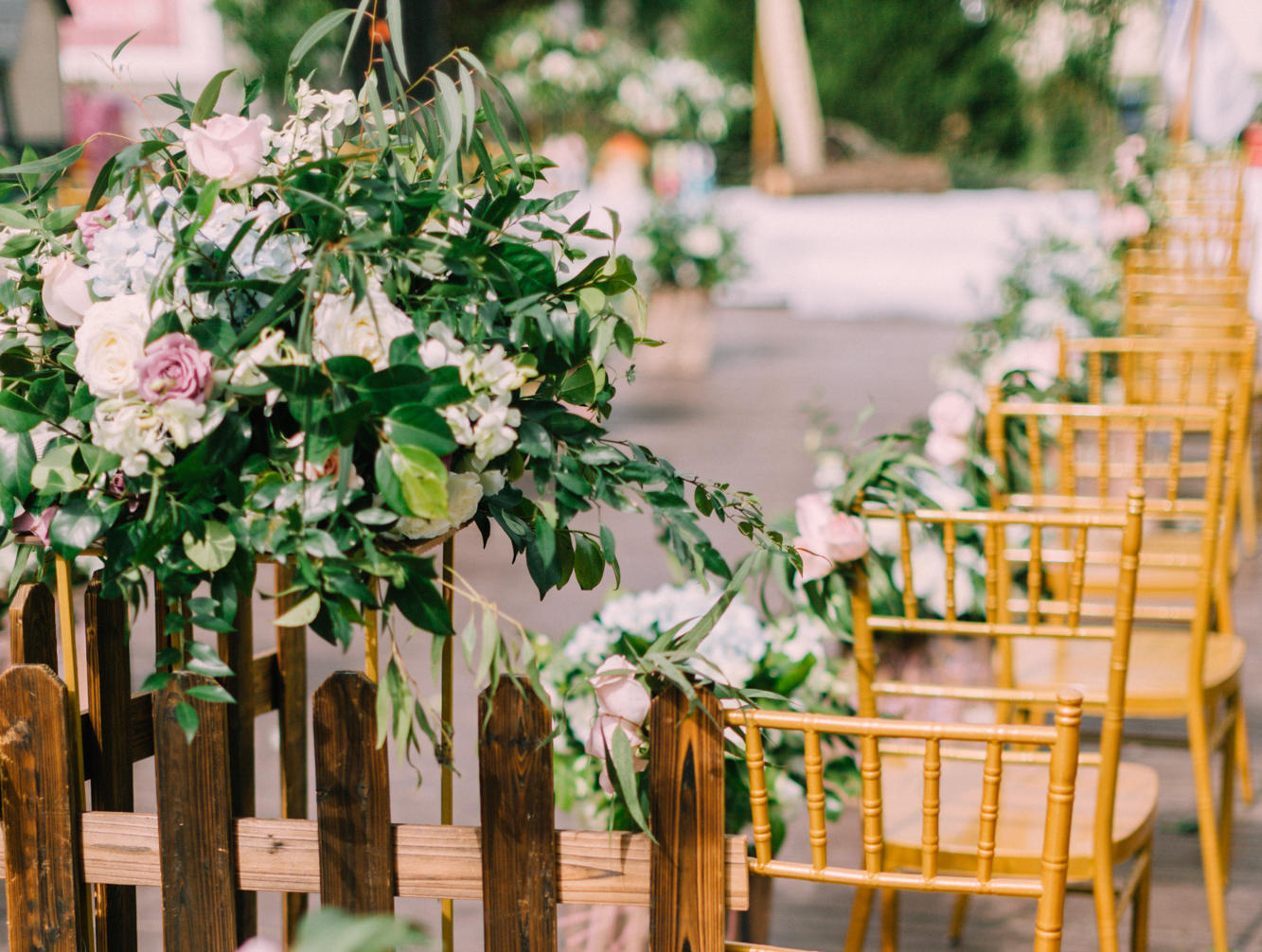 清新农庄户外花园婚礼~~