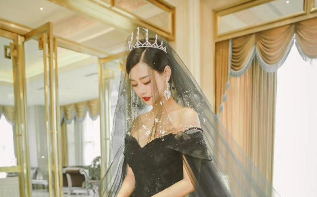 【TIAN恬小妞·婚纱】黑色婚纱，忠贞的爱情