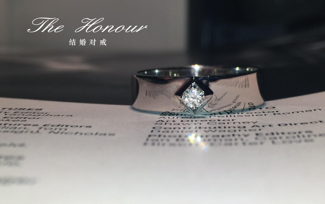 #TONY JOE#【尊荣】钻石男士婚戒