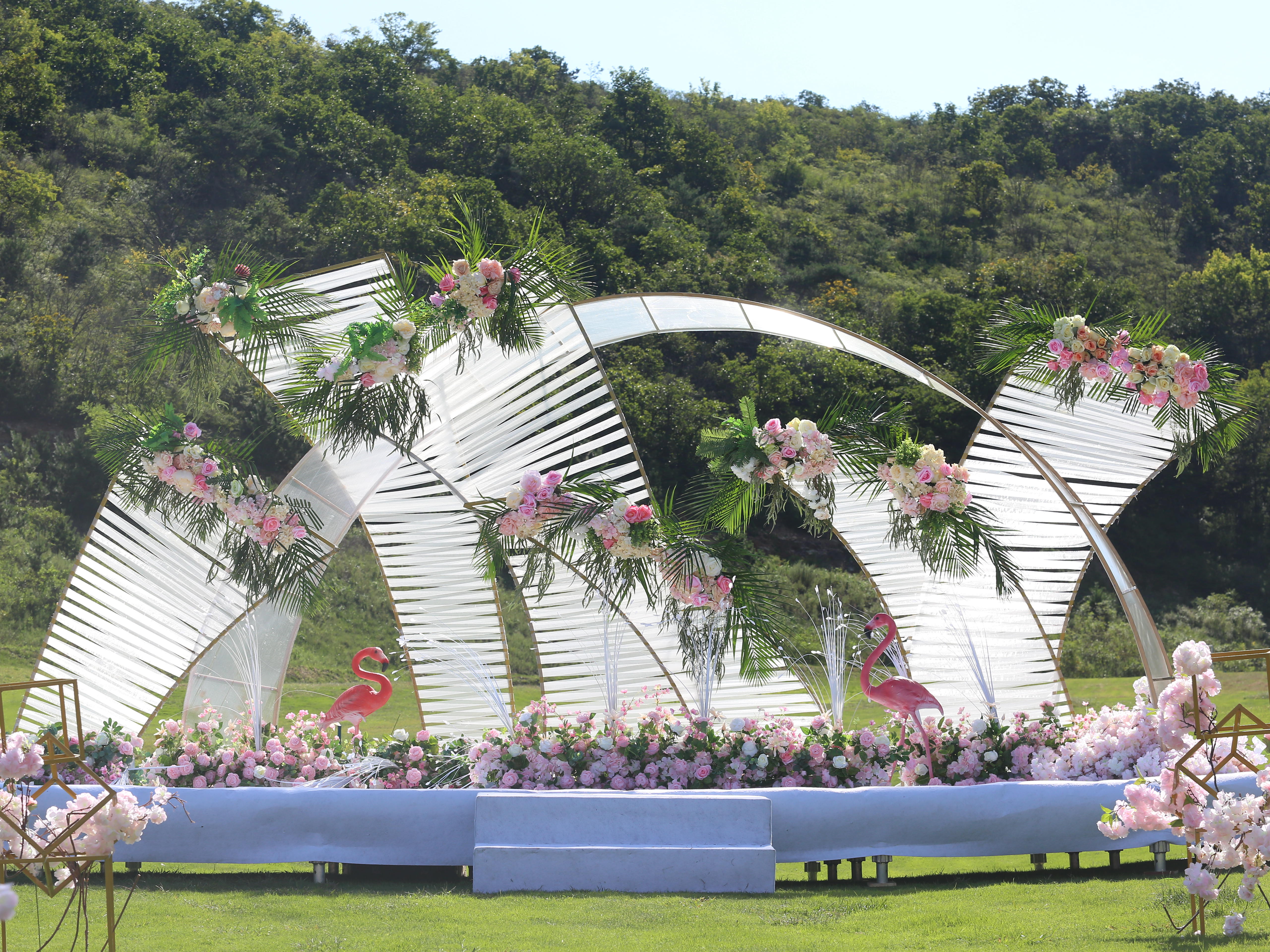 【维度婚礼会馆】小清新户外婚礼