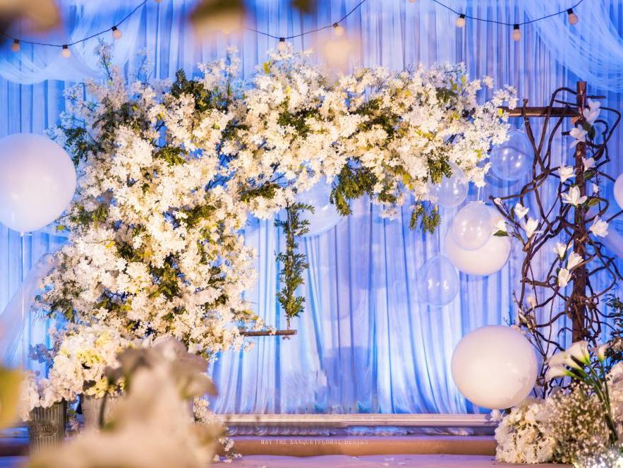 【简单清新森系婚礼】marry love