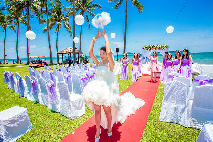 【爱蜜游】沙巴轻奢套餐香格里拉浪漫唯美沙滩婚礼