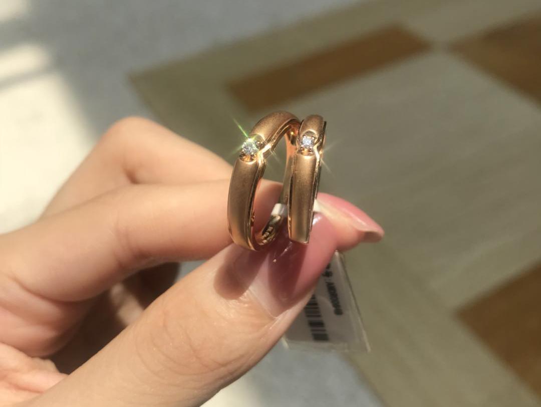 GR—美妙人生 玫瑰金对戒 