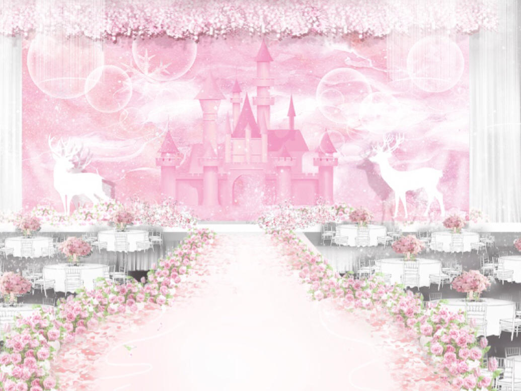 【唯依婚礼】粉色城堡/粉色梦幻  爆款