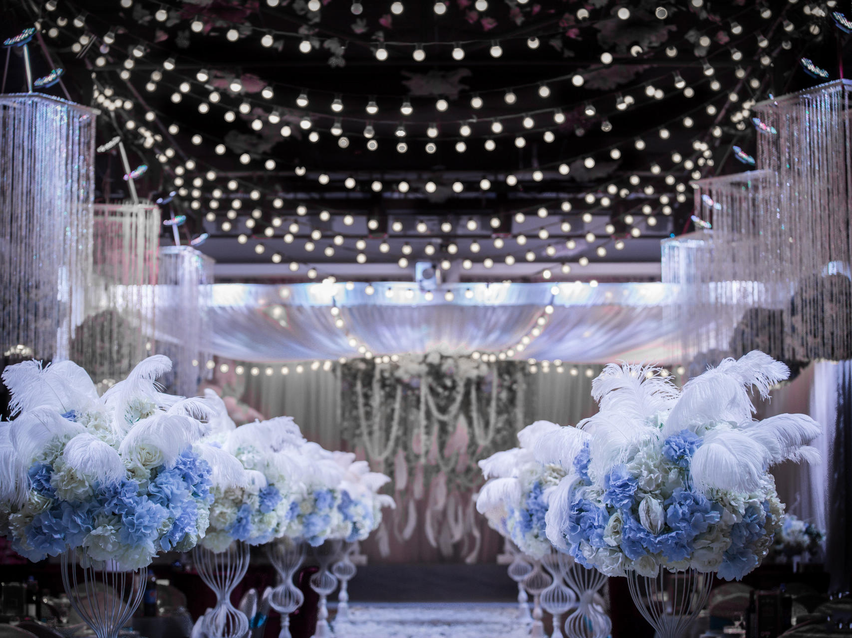 【山丹丹婚礼】套餐 清新淡雅蓝白色系婚礼