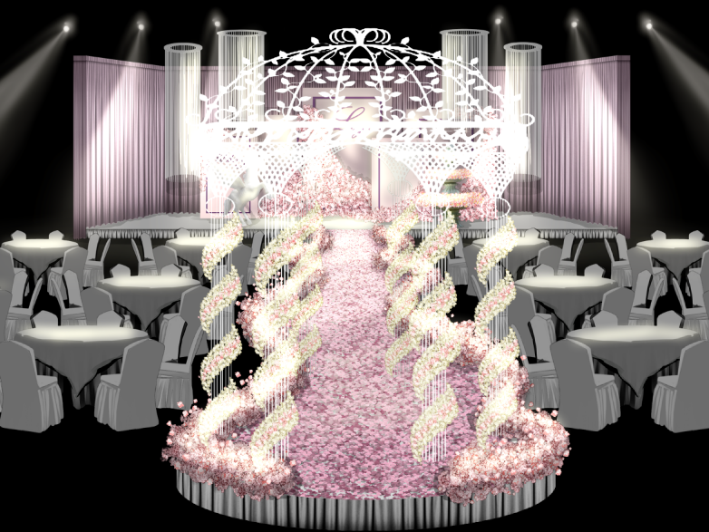 金利国际酒店·粉色系列  定制婚礼