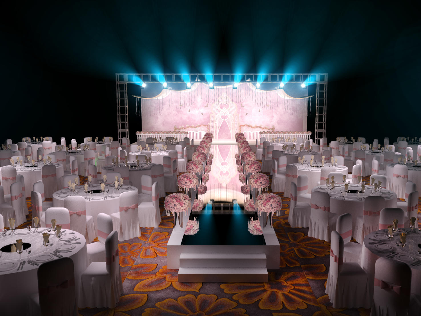 HR限时特惠 粉紫色主题婚礼 ‘初遇 ’活动大促