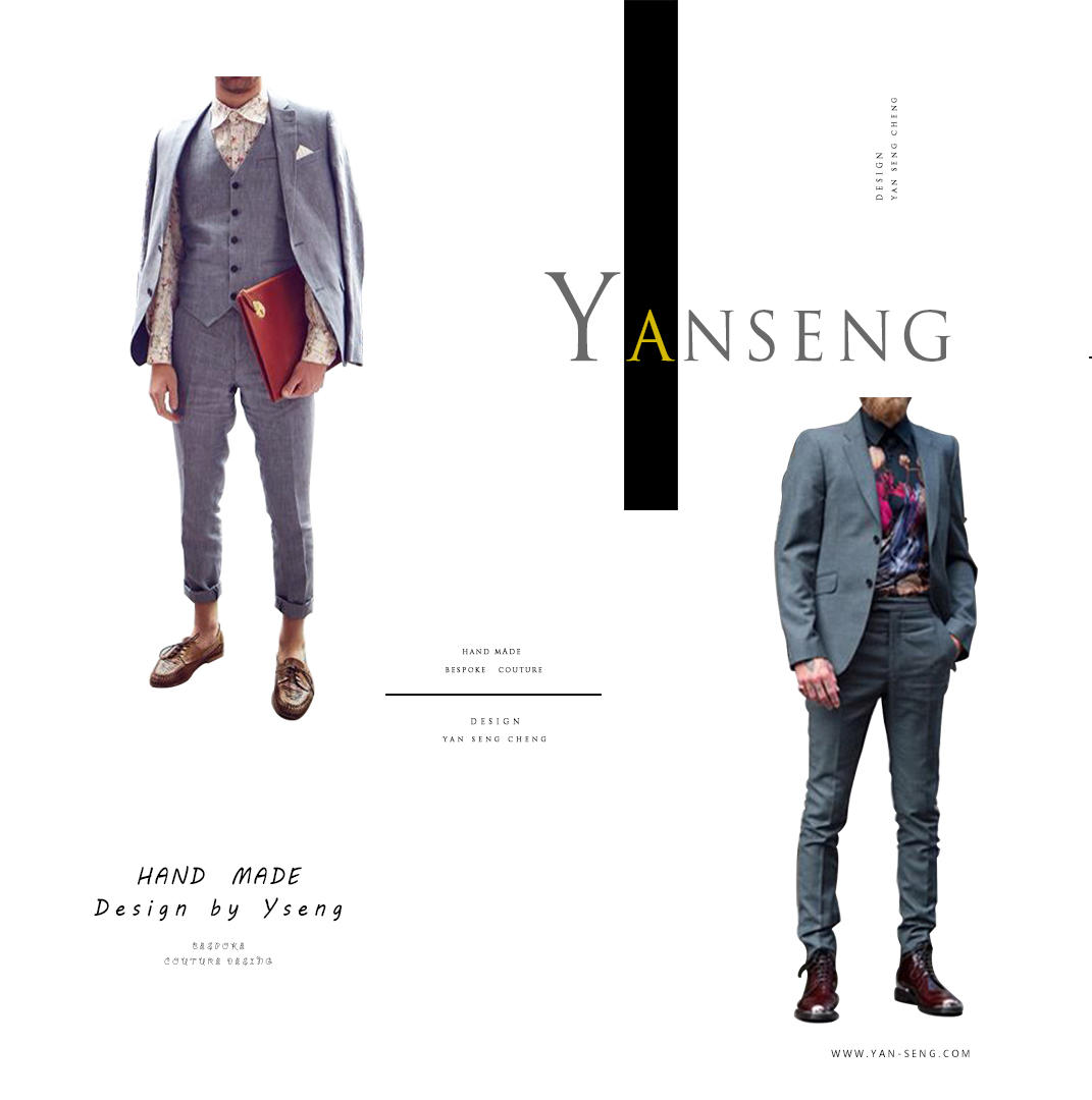YANS/男士套西/进口中档羊毛面料/量身定制