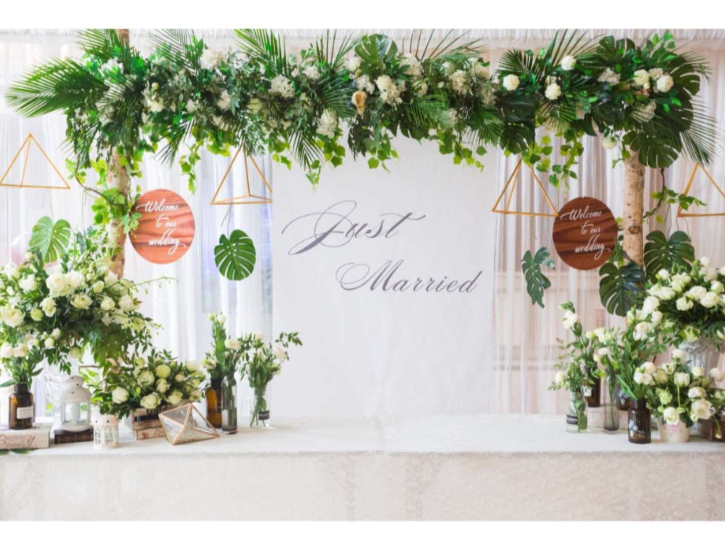 简单精致清新小森系婚礼（包含四大）