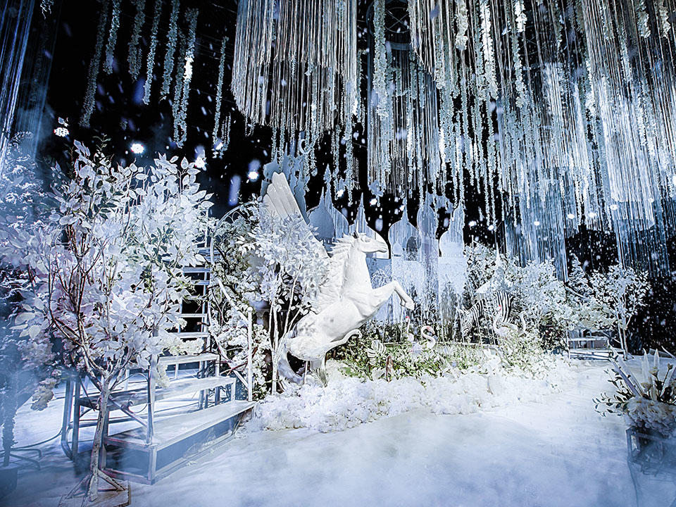 中大型酒店 森系城堡婚礼 赠龙门架 喷泉