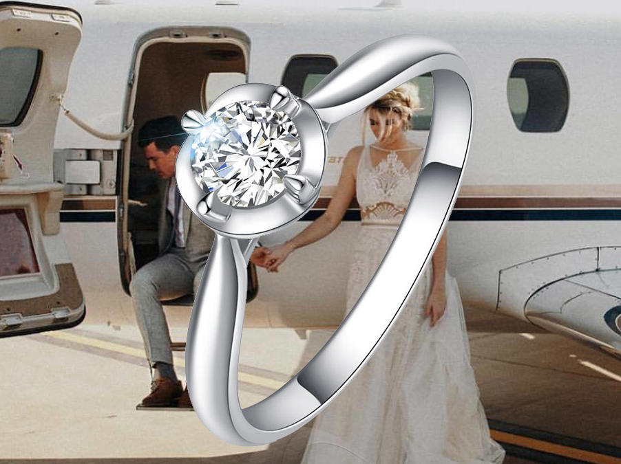 特际珠宝结婚钻石钻戒婚戒30分经典款-誓爱永恒