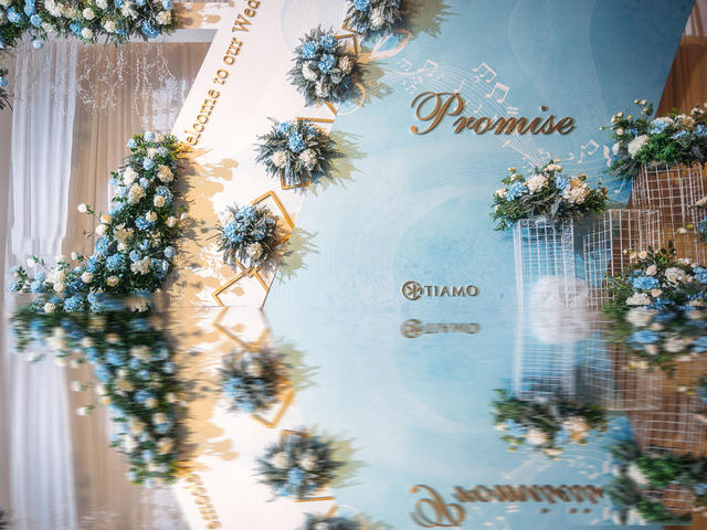 《天空之蓝》热门套系蓝色浪漫西式婚礼