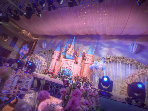 梦公园 粉色城堡 主题式婚礼爆款