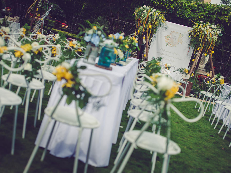 和韵 · 小清新婚礼 柠檬主题户外婚礼