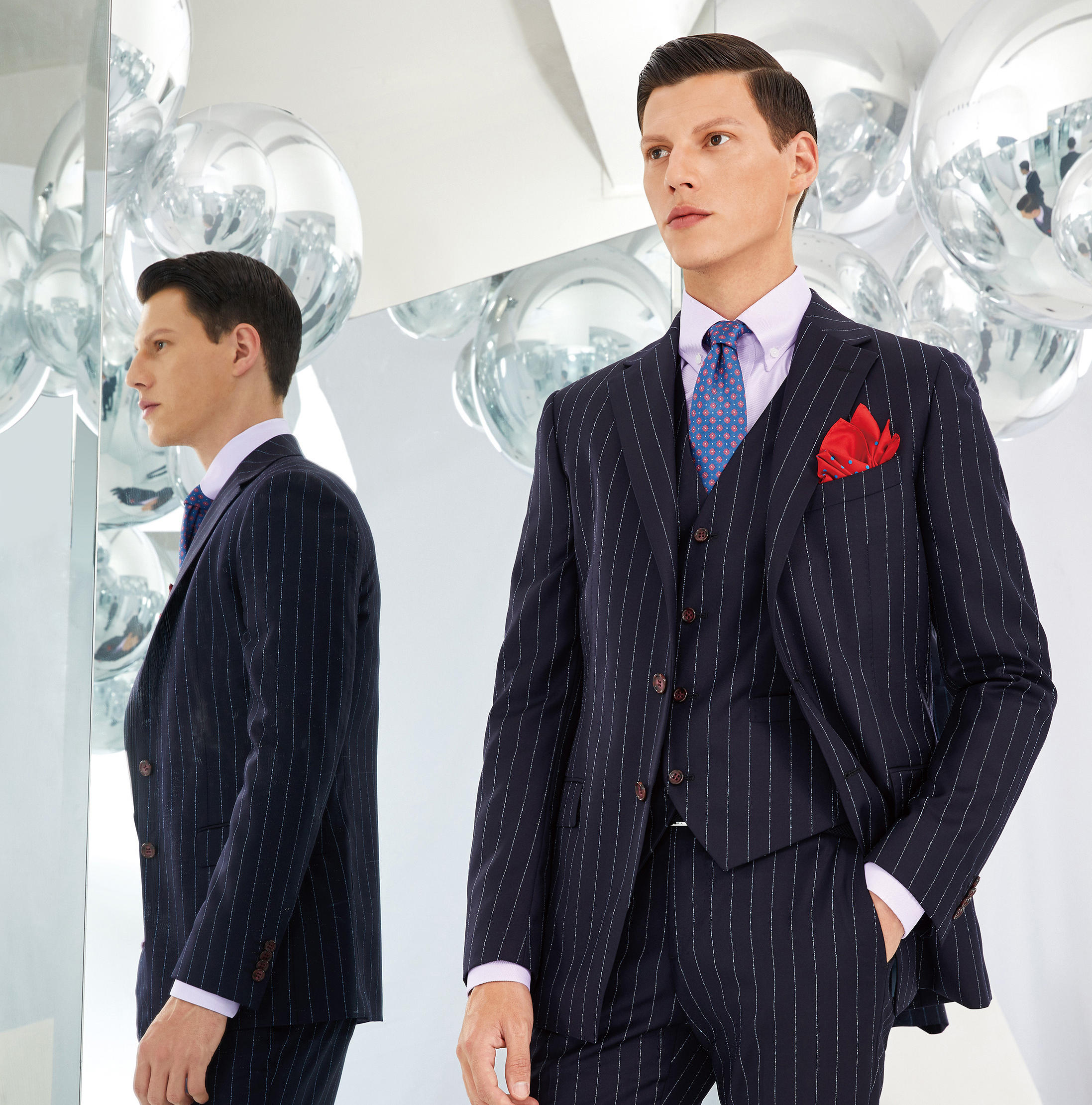 【老裁缝西服】特惠3件套定制+领结&领带+衬衣