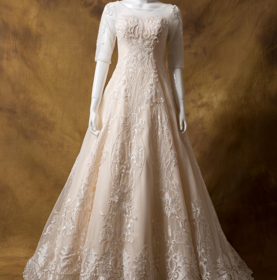 连云港礼服出租【1+1】欧式经典手工婚纱