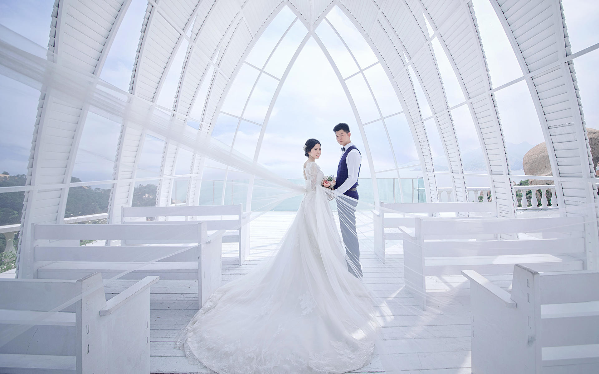 UNIMAGE海边婚纱摄影