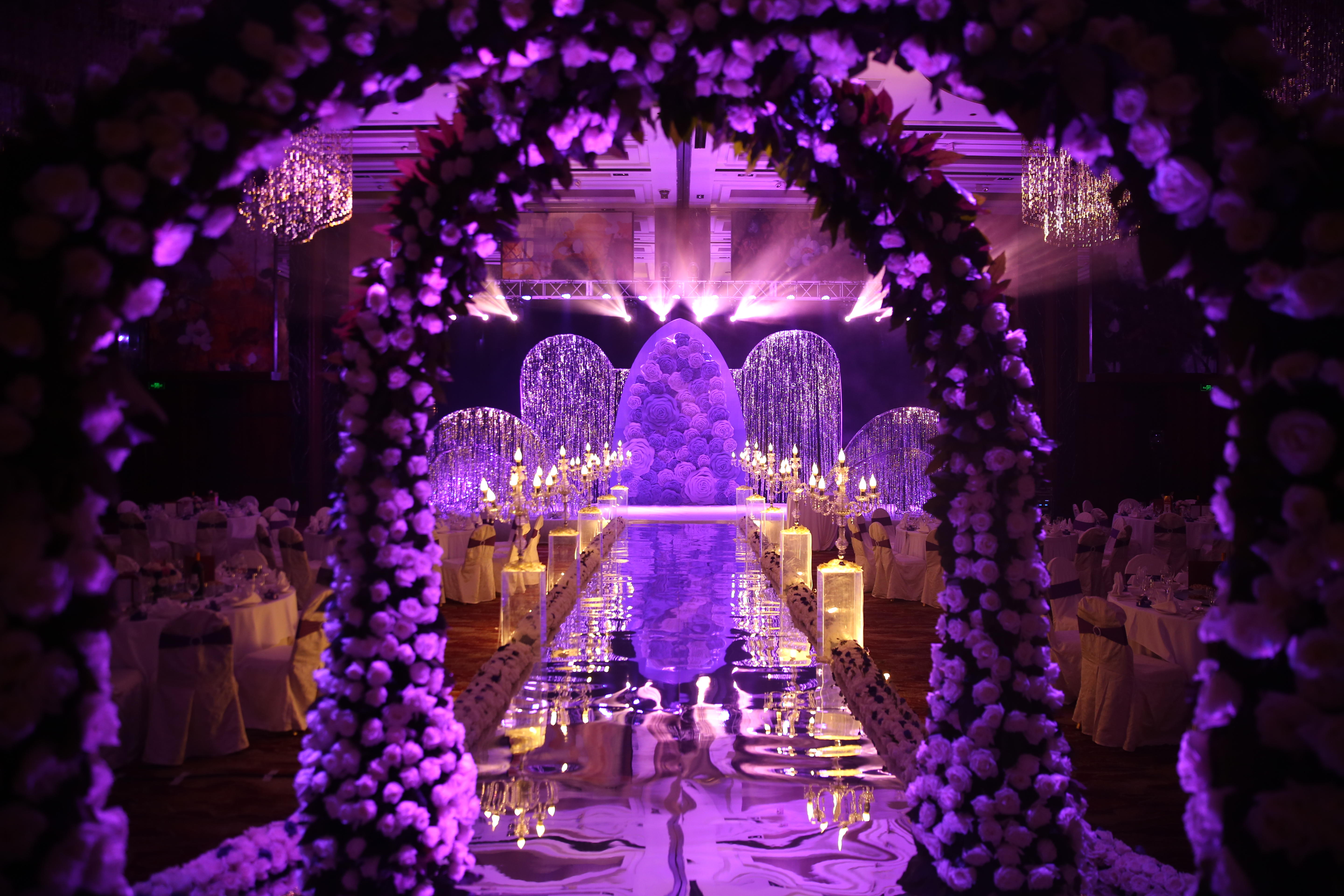 【彩虹堂】香格里拉 紫色奢华婚礼