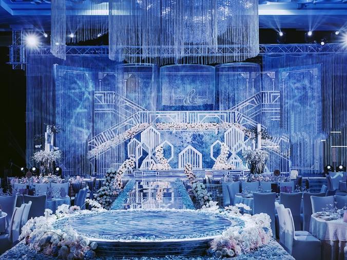 馨喜尚主题婚礼唯美几何风婚礼《凛》