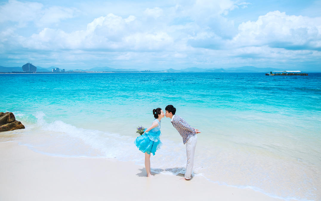 中国马尔代夫‘’蜈支洲岛‘’真实客照