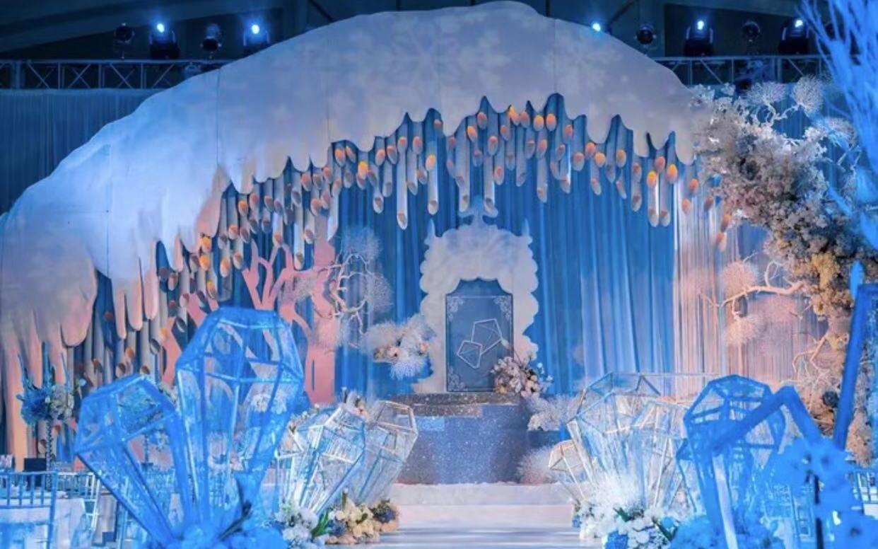 【sunny 喜铺】冰雪奇缘主题婚礼——冰雪世界
