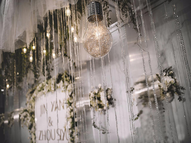 莫里婚礼 小幸运｜白绿大理石纹主题婚礼