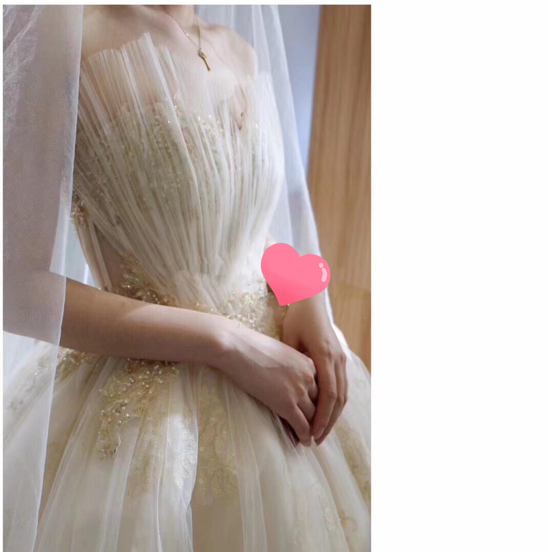 【都曼婚纱】超美贝壳抹胸婚纱限量抢购 出售