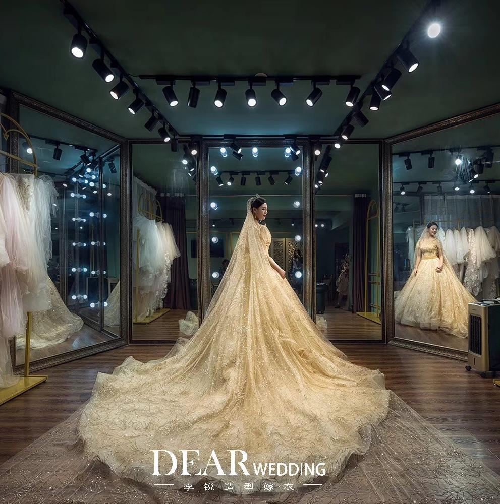 【巴洛克】奢华重工纯手工系金色婚纱