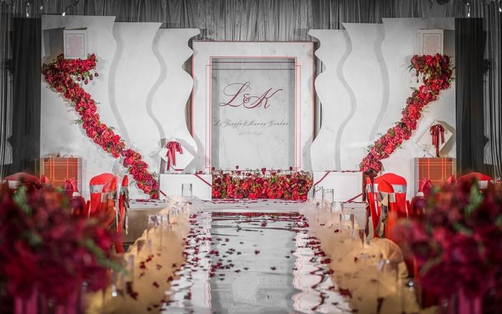 主题婚礼+四大金刚+婚车装饰