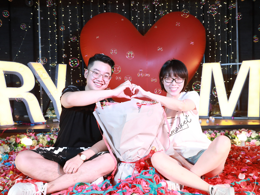【天台求婚】求婚MV+浪漫布置+摄影摄像