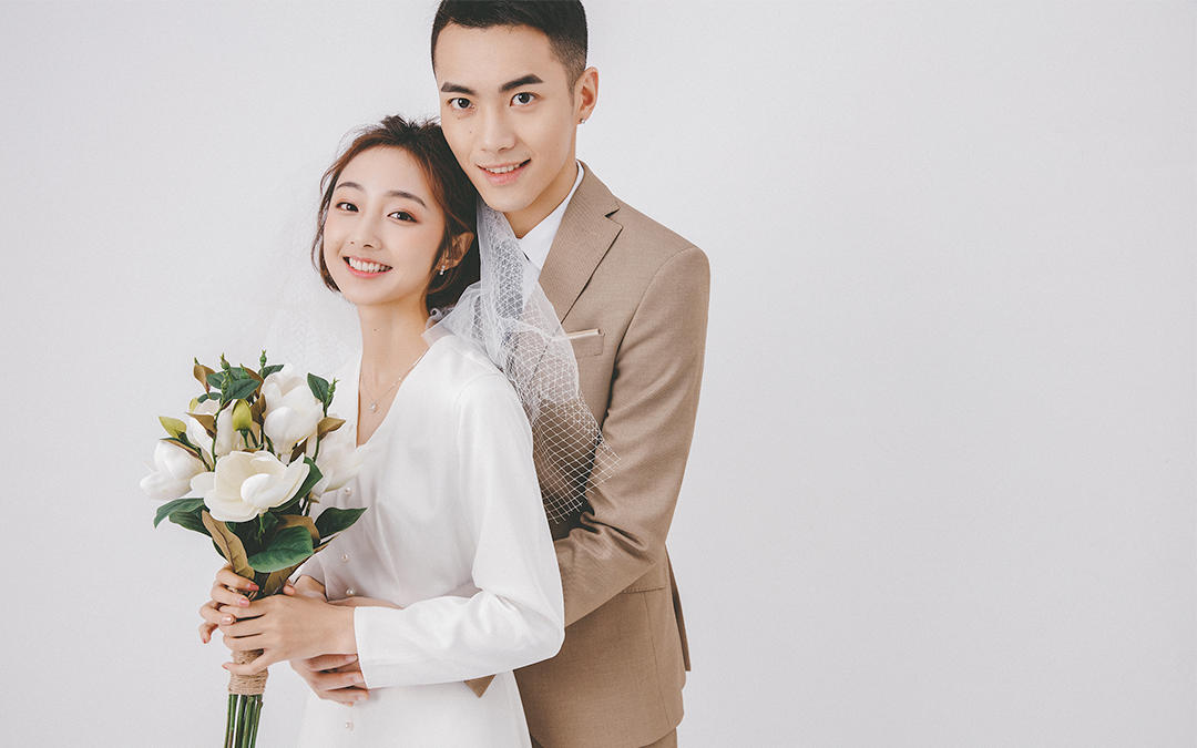 天真蓝轻婚纱照MarryMe 遇见你，确认爱。