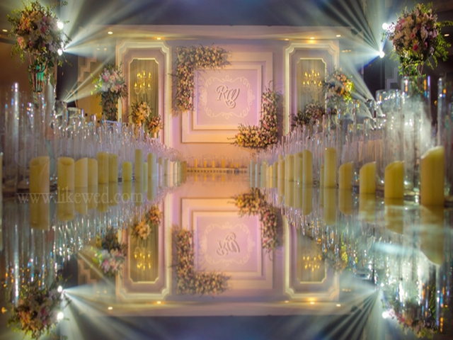 静谧小花园小清新婚礼设计送鲜花手捧花胸花