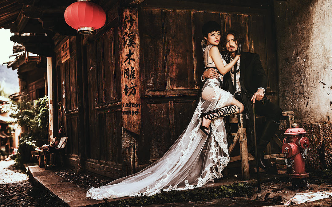 三木映画【丽江蓝月谷+束河古镇+季节花海】定制