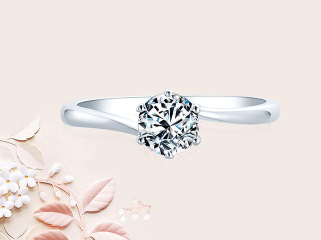 【爱当真·畅销婚钻戒托·Q07】笃定