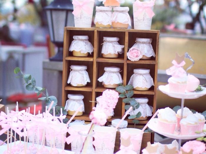 Pings cake粉嫩系中大型甜品臺