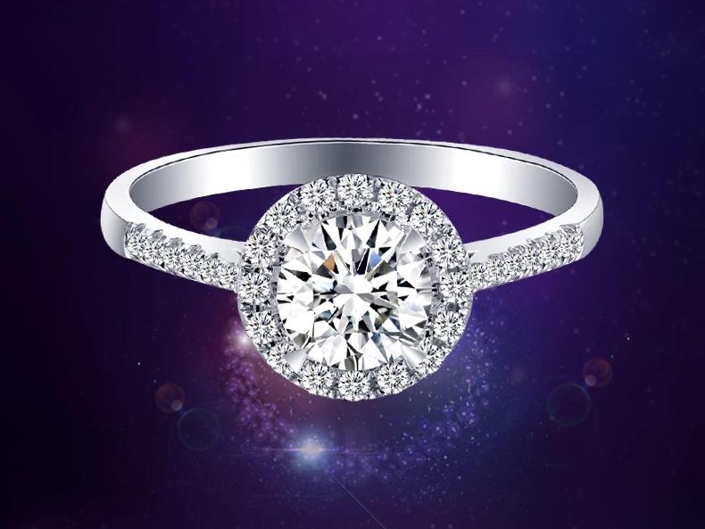 米兰珠宝--缘定此生系列1克拉女士钻戒