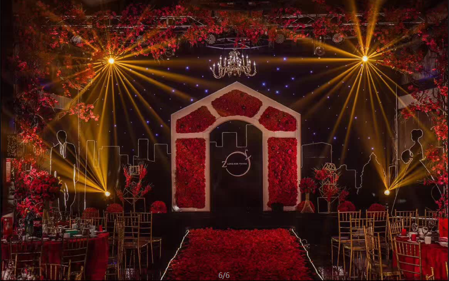 谁说婚礼上不能用红色！？