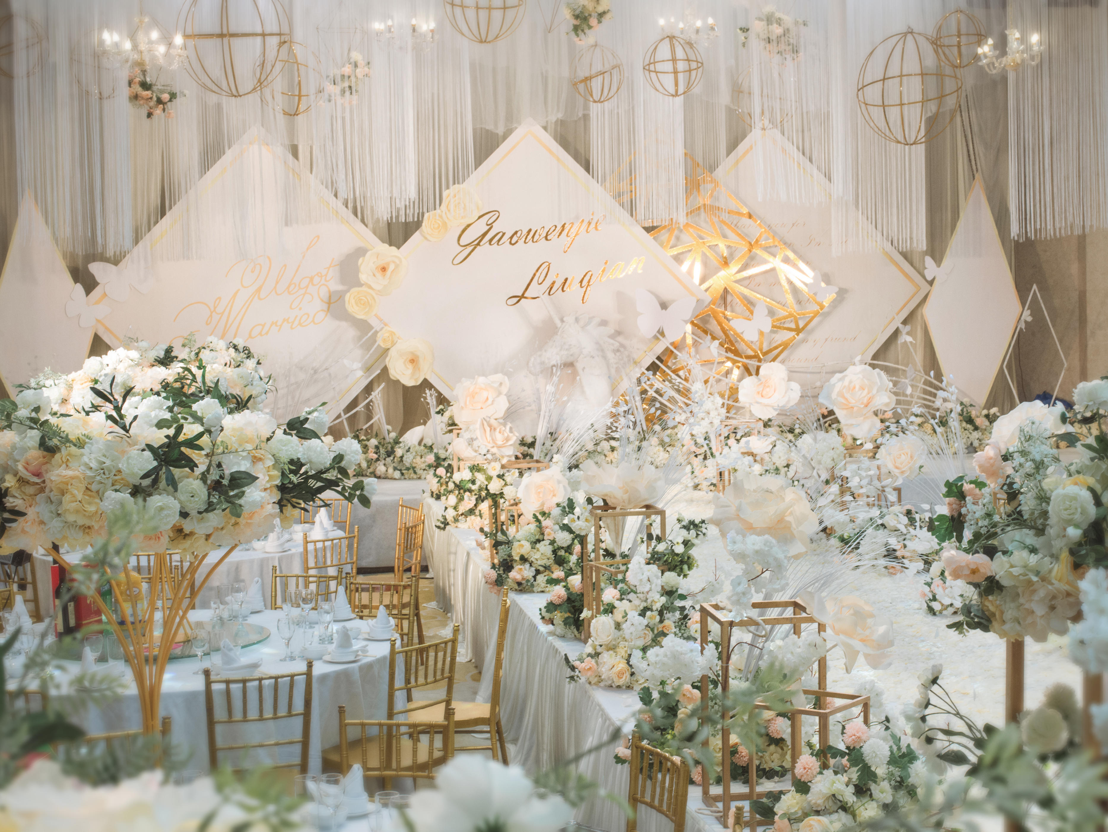 ATwedding︱香槟色婚礼 唯美西式