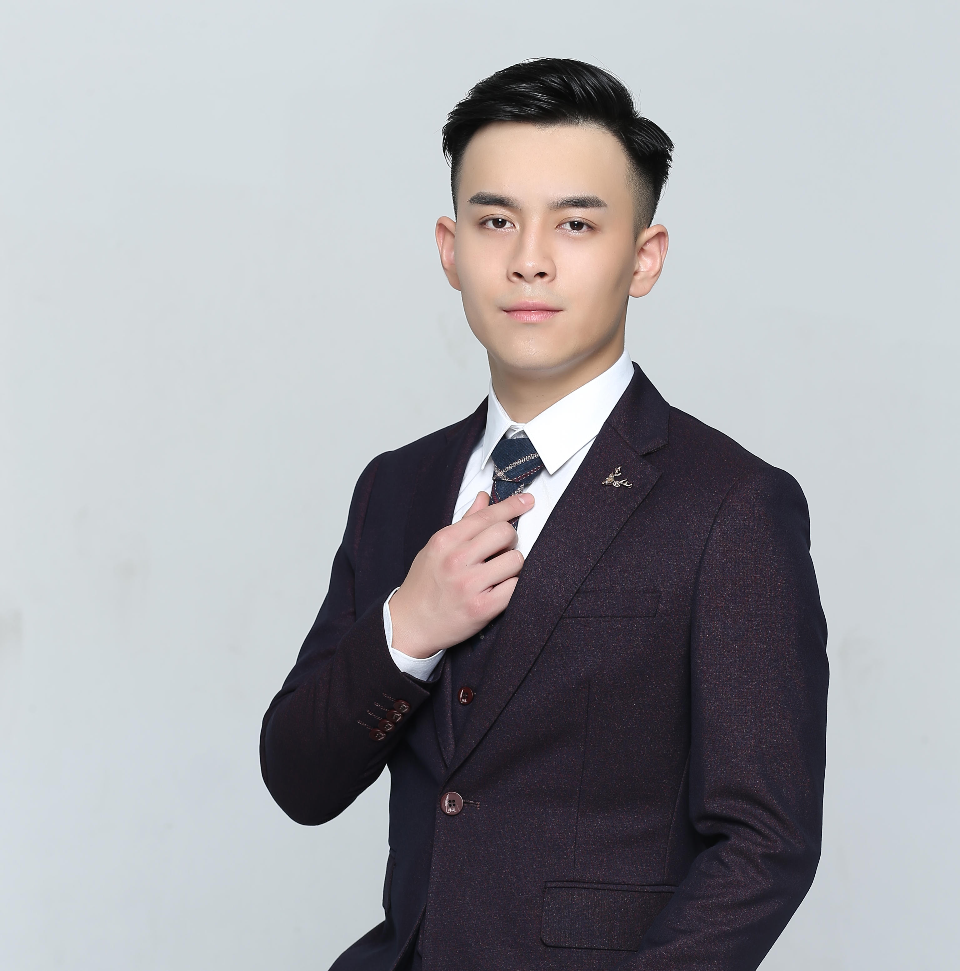 超高性价比西装三件套  结婚年会司仪主持西装