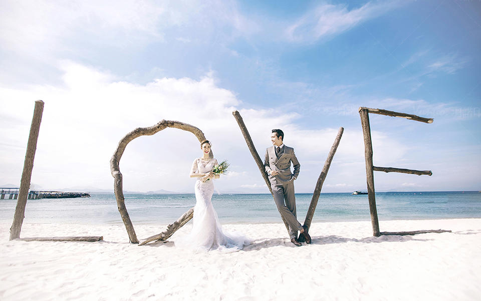 三亚羽诺印象婚纱摄影【海域中央】