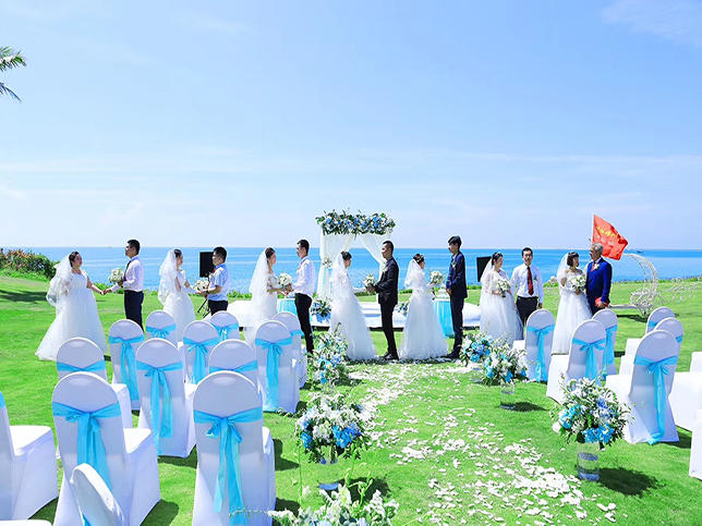 面朝大海，情定三亚——集体婚礼