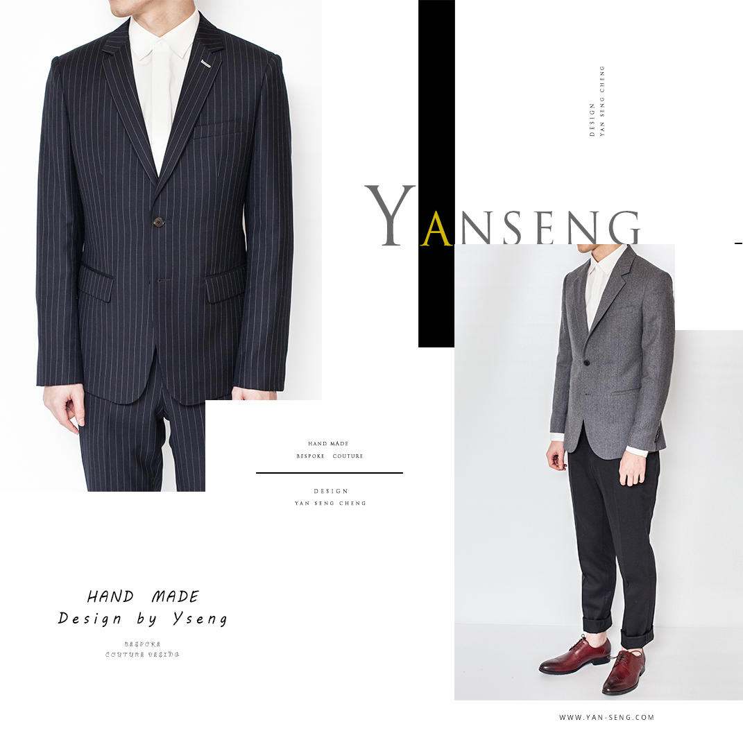 YANS/男士套西/高级羊毛面料/量身定制