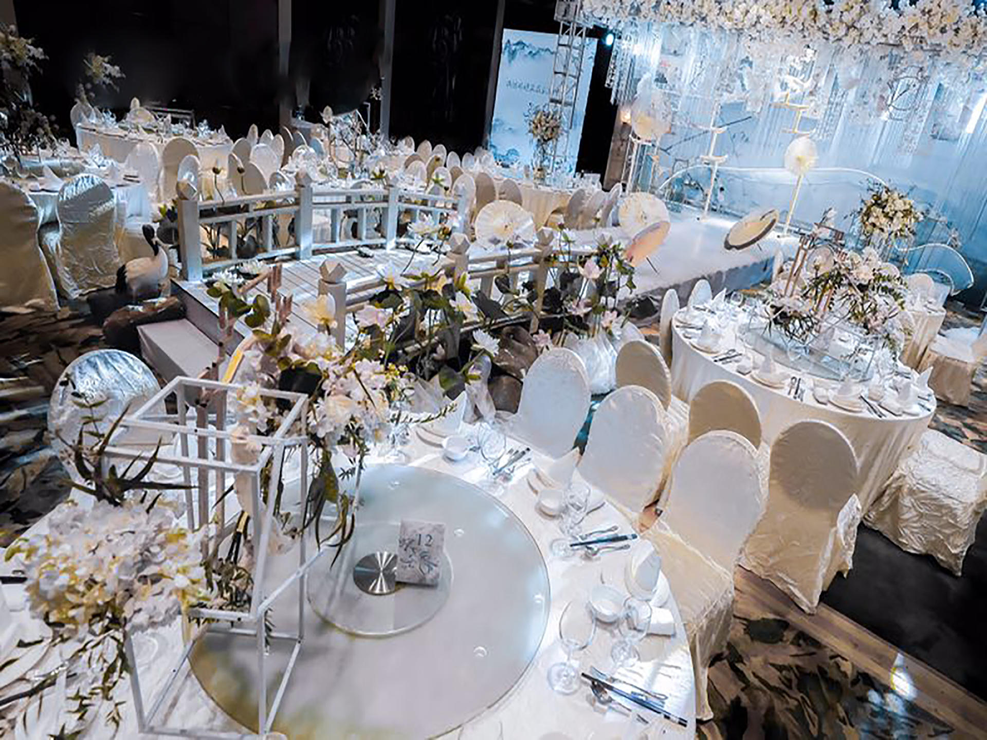 清雅新中式婚礼——心湖 | 淡蓝配色